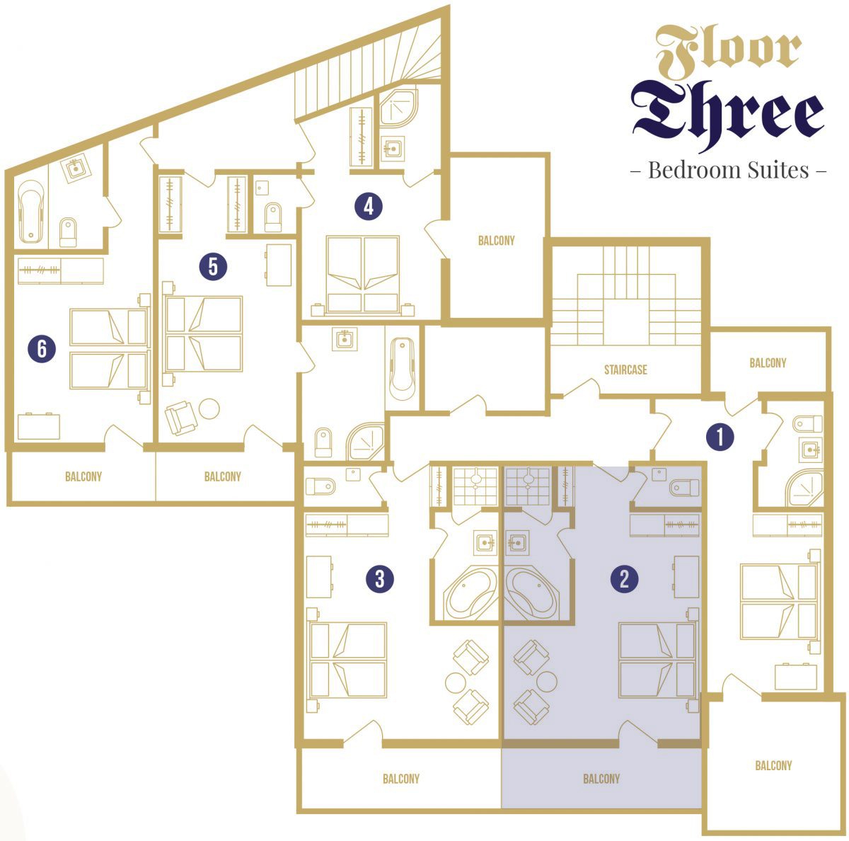 Bedroom 2 Floorplan Chalet Panorama