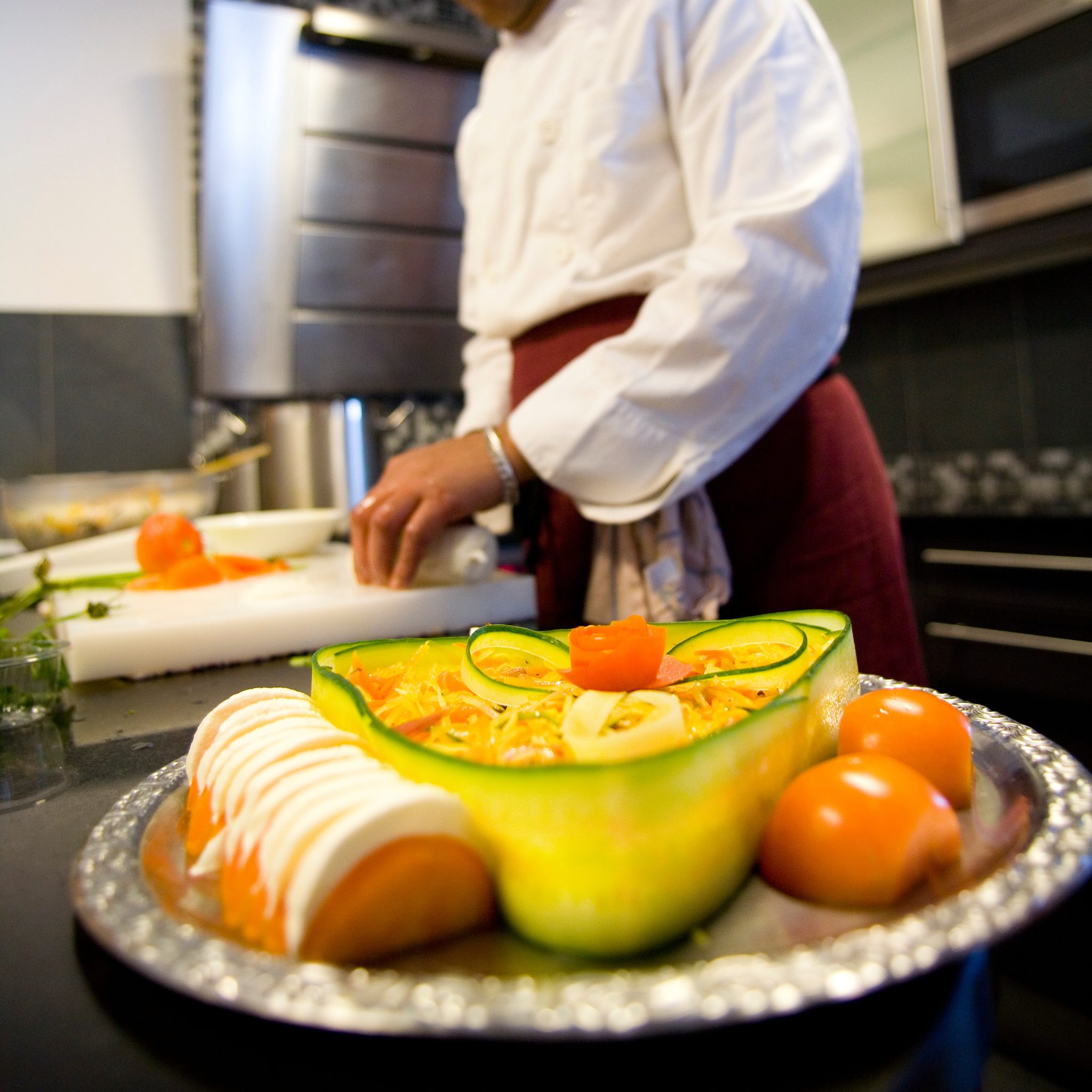 Food Prepared By Chef