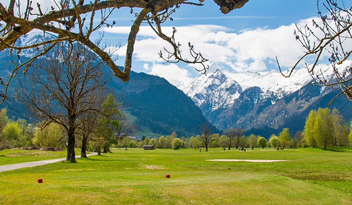 Zell Golf Course with Mountain Background